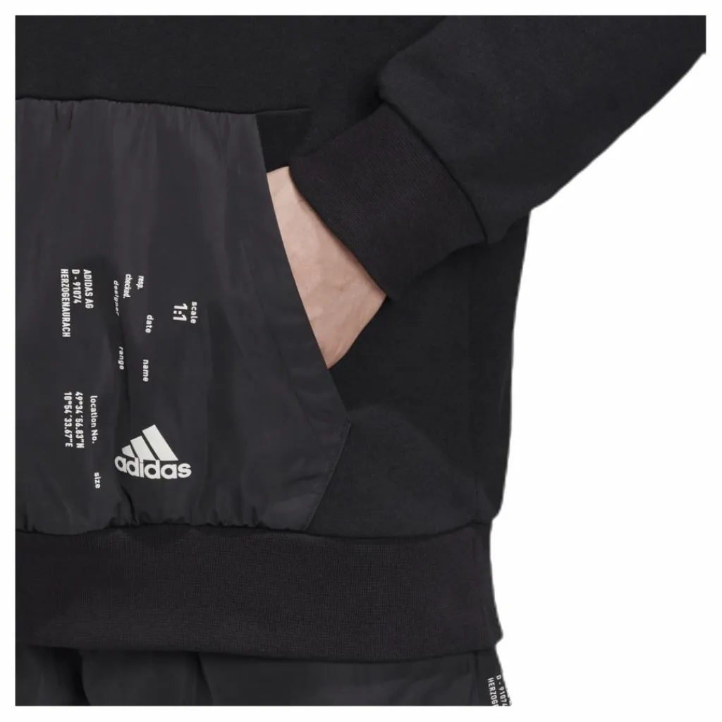 adidas Tech Hoodie Black Svart Online