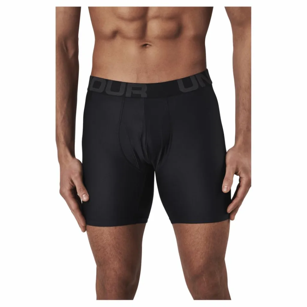 Under Armour Tech 6in 2 Pack Black Svart Outlet