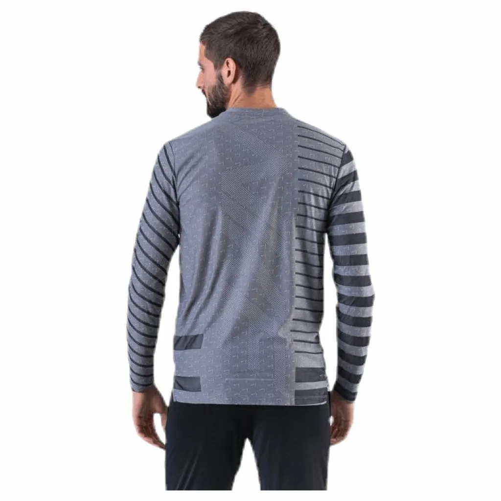 Nike Tech Knit Cool LS Black/Grey Grå
