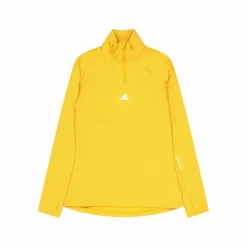 adidas Techfit COLD.RDY 1/4 Zip Long Sleeve Training Top Preyel Gul Hot