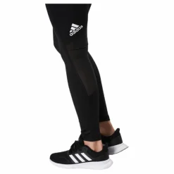 adidas Techfit Long Branded Elastic Tight Black / White Svart Outlet