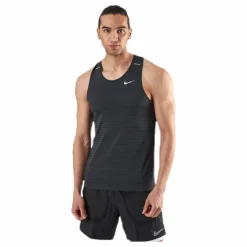 Nike Techknit Ultra Tank Black Svart Discount