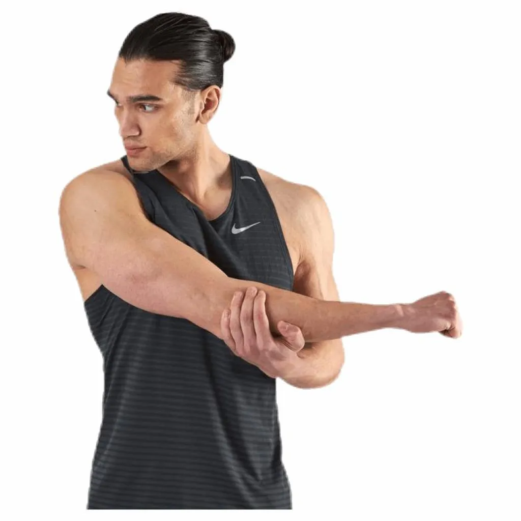 Nike Techknit Ultra Tank Black Svart Discount