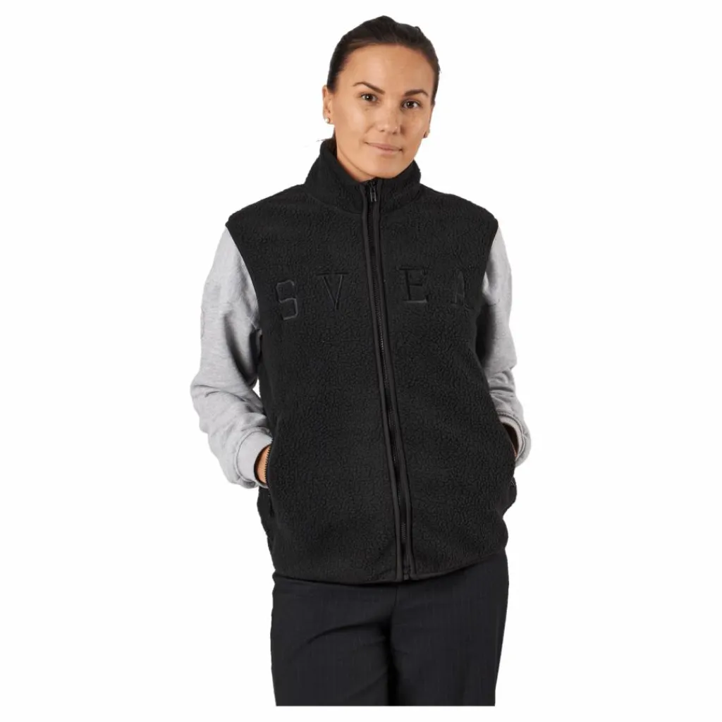 Teddy Pile Vest Black*Svea Sale