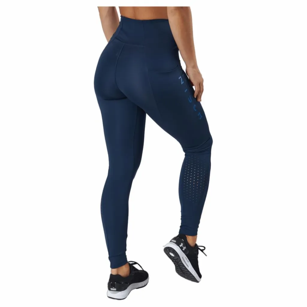 Tempo Logo Tights Black Iris*Röhnisch Hot