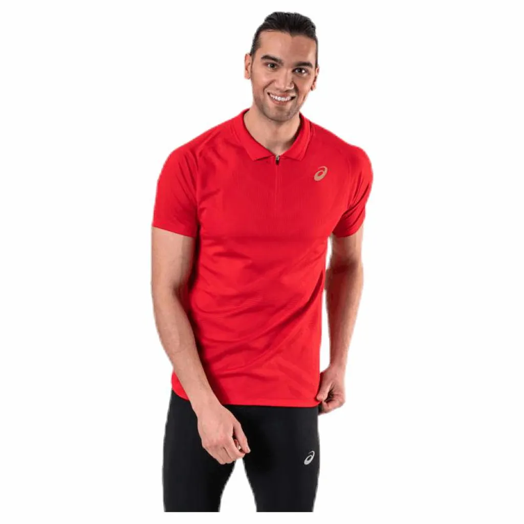 Tennis Polo Shirt Red*ASICS Clearance
