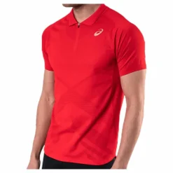 Tennis Polo Shirt Red*ASICS Clearance
