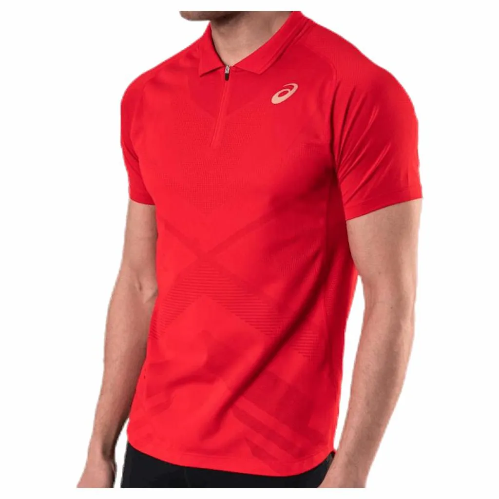 Tennis Polo Shirt Red*ASICS Clearance