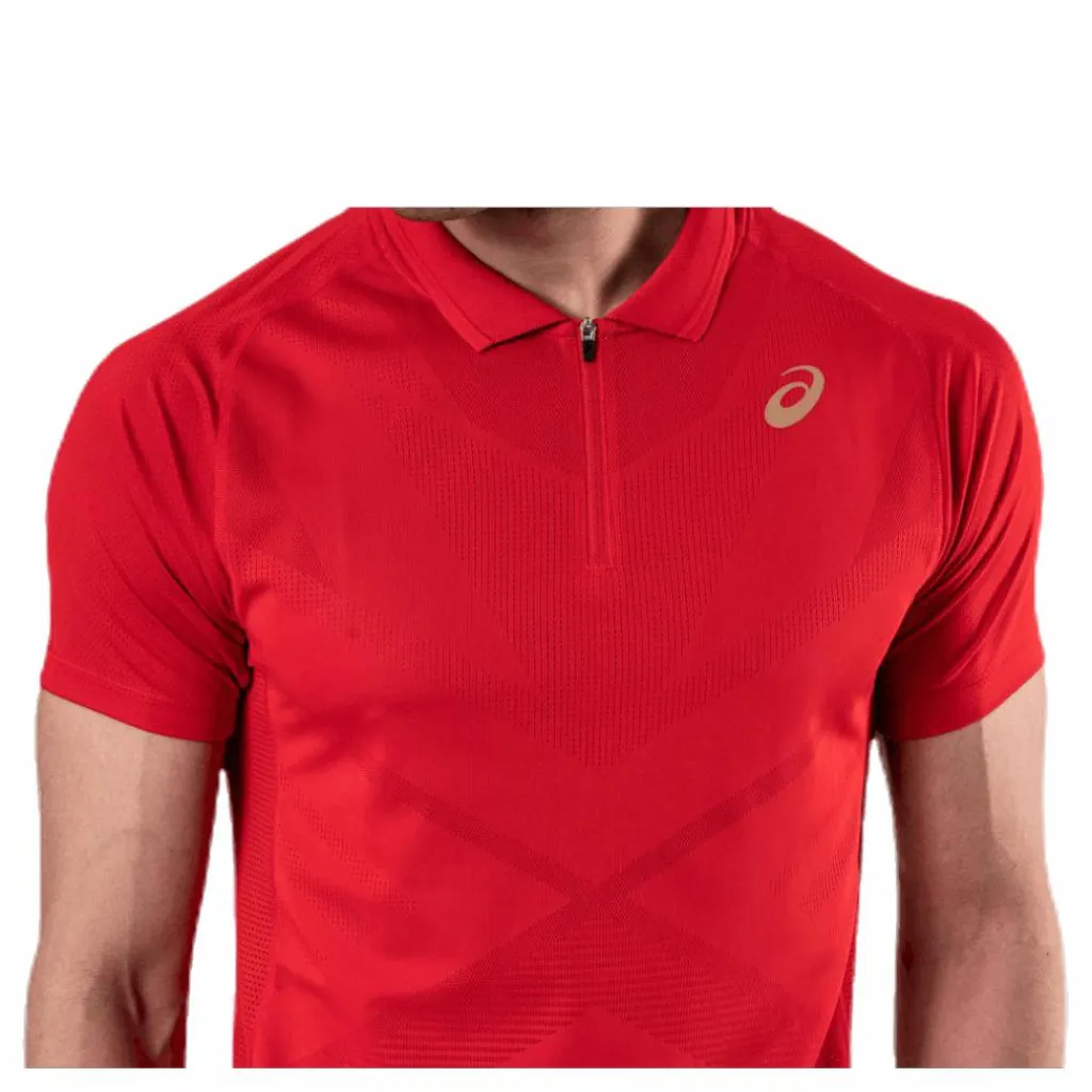 Tennis Polo Shirt Red*ASICS Clearance