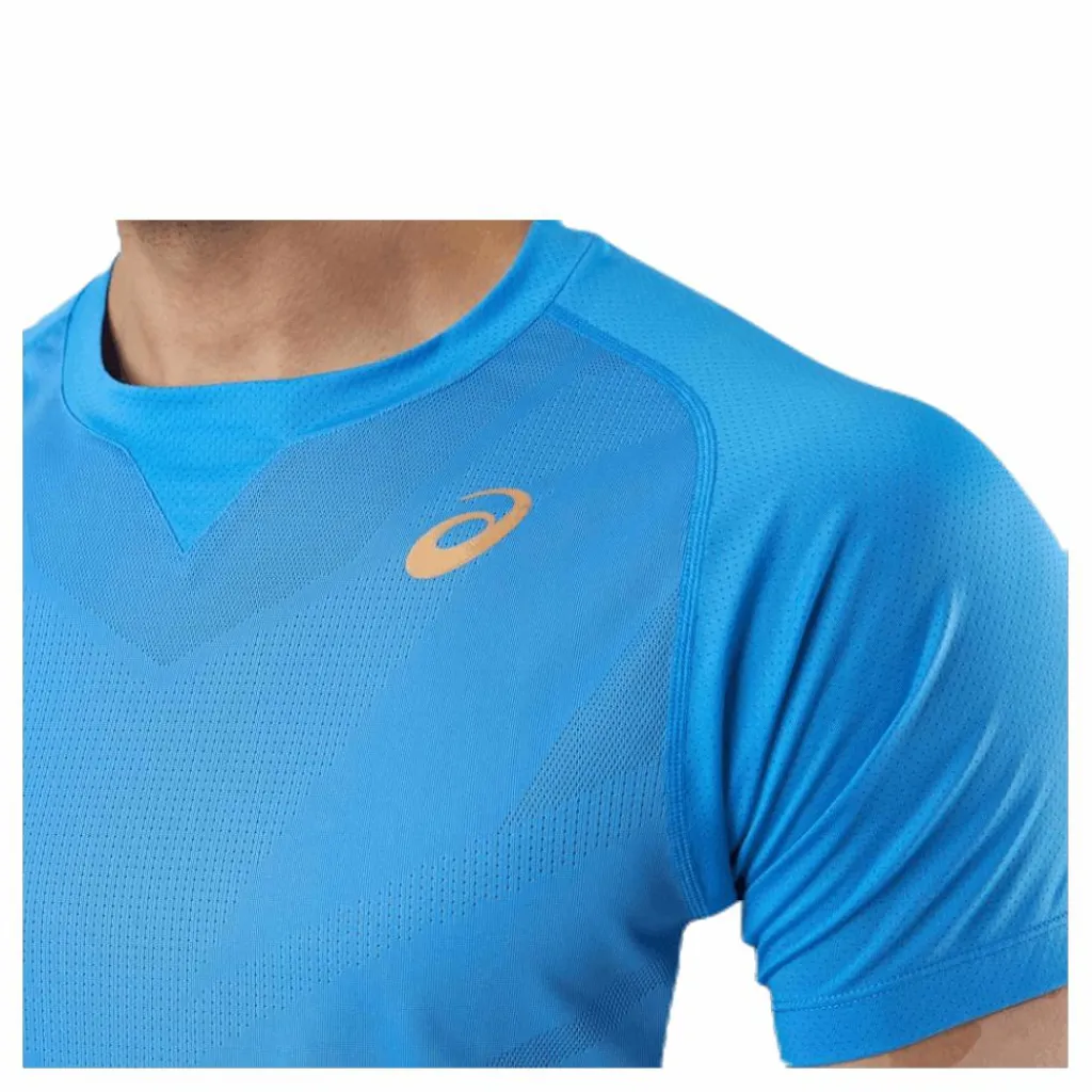 ASICS Tennis SS Tee Blue Blå