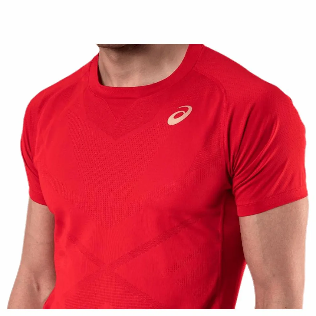 ASICS Tennis SS Tee Red Röd Hot