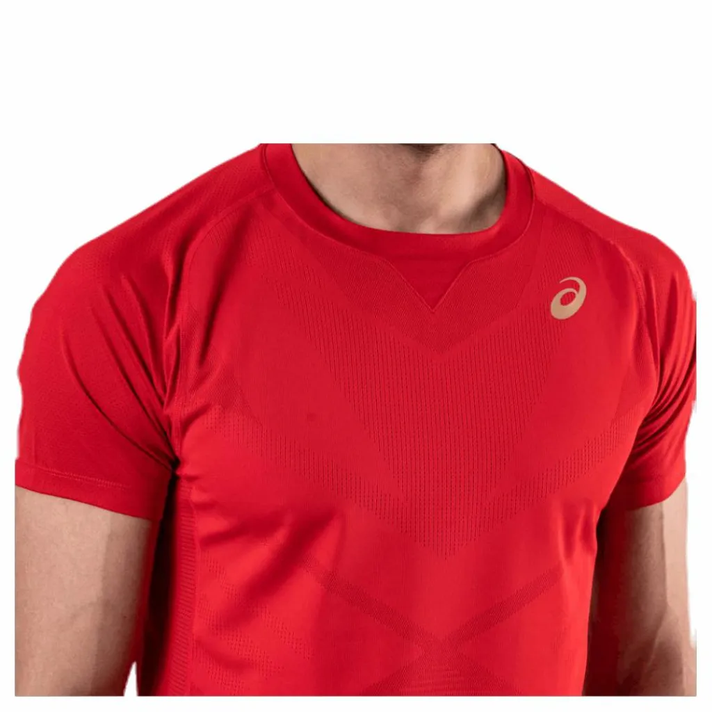 ASICS Tennis SS Tee Red Röd Hot