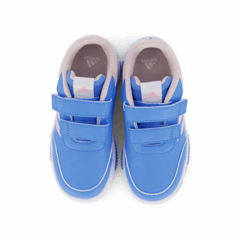 Tensaur Hook and Loop Shoes Blue Burst / Clear Pink / Cloud White*adidas New