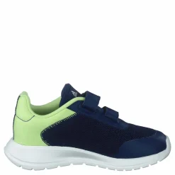 adidas Tensaur Run Shoes Dark Blue / Core White / Pulse Lime Blå Online