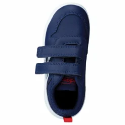 adidas Tensaur Shoes Dark Blue / Cloud White / Active Red Blå Clearance