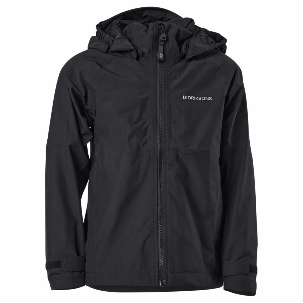Didriksons Tera Girls Jkt 4 Black Svart Hot