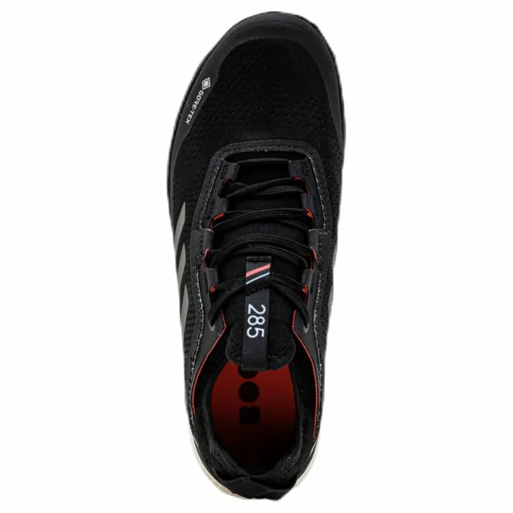 Terrex Agravic Flow GORE-TEX Trail Running Shoes Core Black / Grey Four / Signal Pink / Coral*adidas New