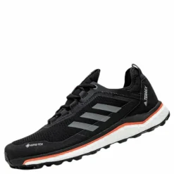 Terrex Agravic Flow GORE-TEX Trail Running Shoes Core Black / Grey Four / Signal Pink / Coral*adidas New