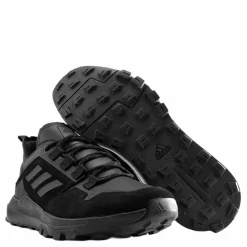 adidas Terrex Urban Low Leather Hiking Shoes Core Black / Core Black / Grey Six Svart Hot