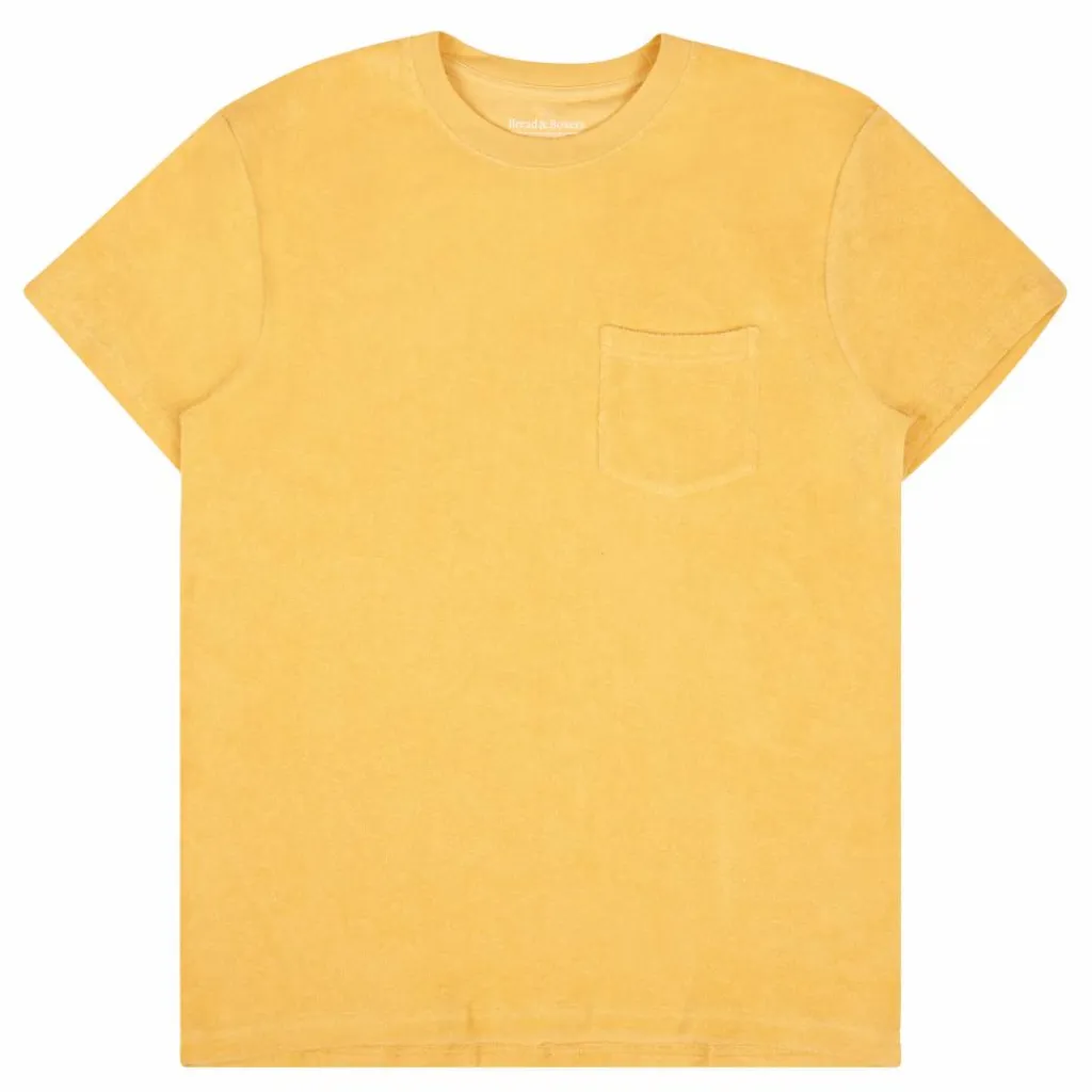 Bread & Boxers Terry T-shirt Sahara Sun Gul Clearance