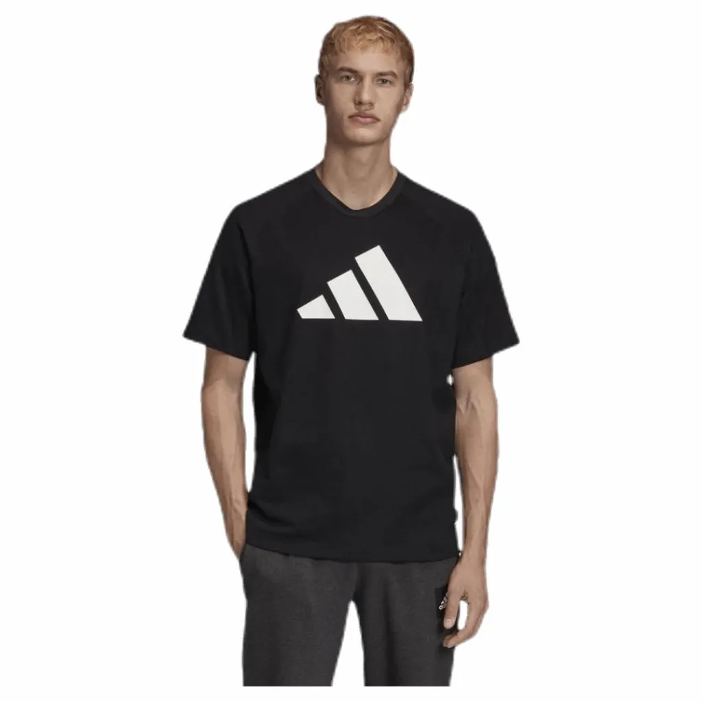 adidas The Pack Heavy Jersey Tee Black / White Svart Outlet