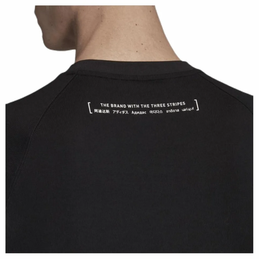 adidas The Pack Heavy Jersey Tee Black / White Svart Outlet