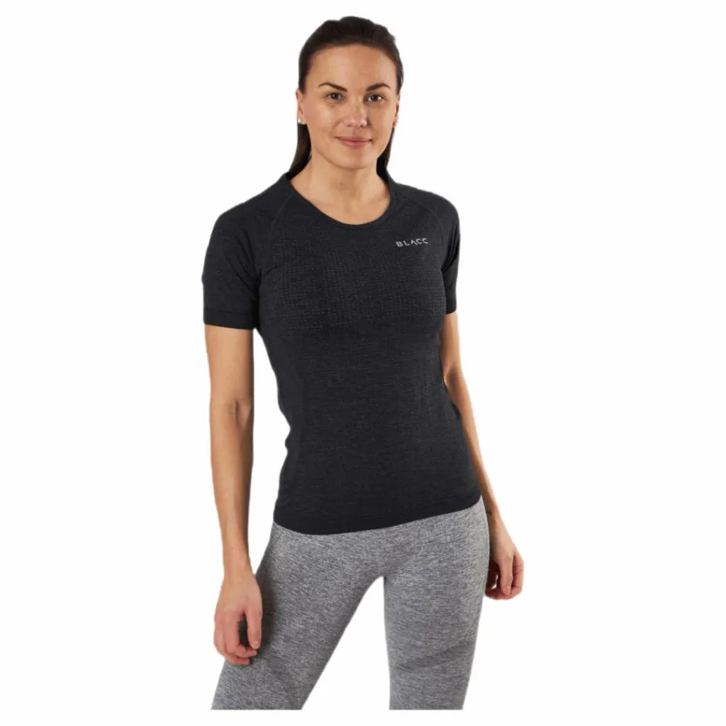 BLACC Thea Seamless Tee Black Svart New