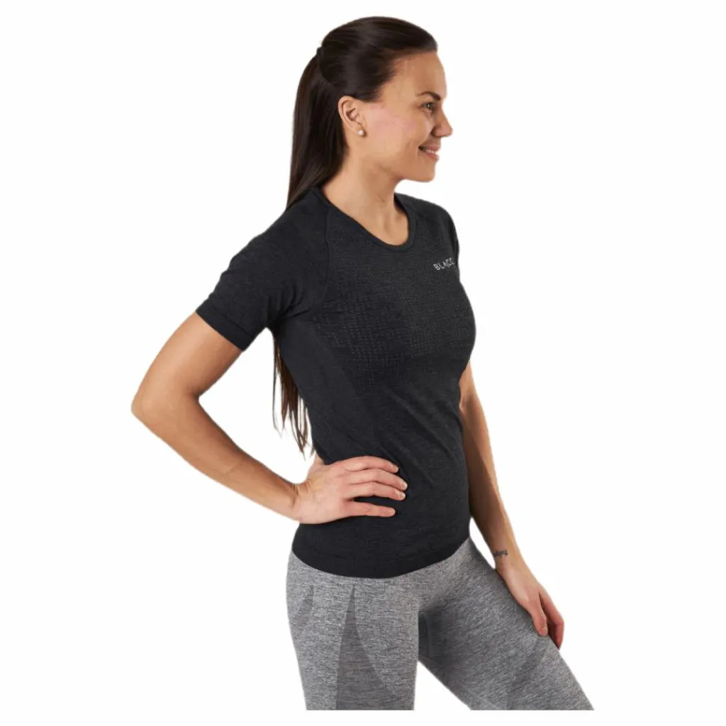 BLACC Thea Seamless Tee Black Svart New