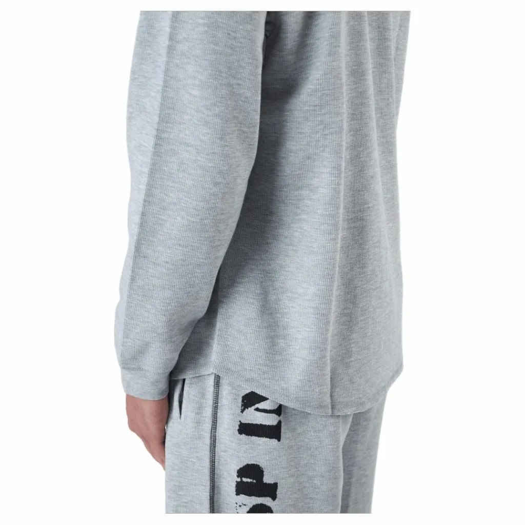GASP Thermal Gym Sweater Grey Melange Grå Online
