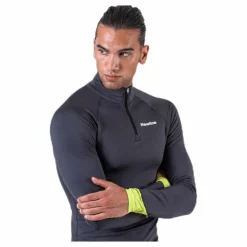 Newline Thermal Power Shirt Green/Grey Grön och Grå Hot