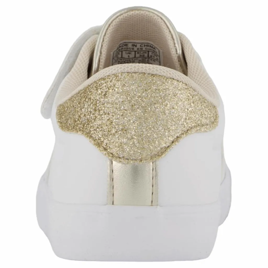 Theron V Ps White Smooth Pu/gold Metallick*Ralph Lauren Junior New