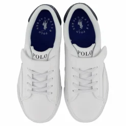 Ralph Lauren Junior Theron V Ps White Smooth Pu/navy W/ Navy P Vit Online