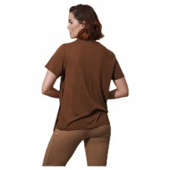 Boob The-Shirt V-neck Brown Brun Sale