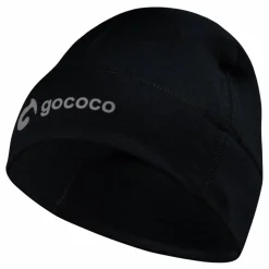 Thin Running Hat Wool Black*Gococo