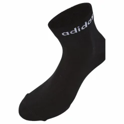 Think Linear Ankle Socks 3 Pairs Black / White*adidas