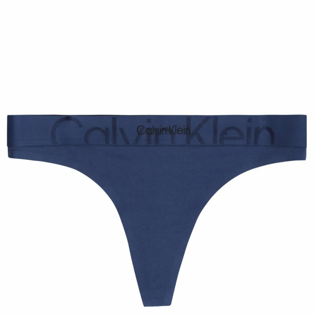 Calvin Klein Thong Blue Blå
