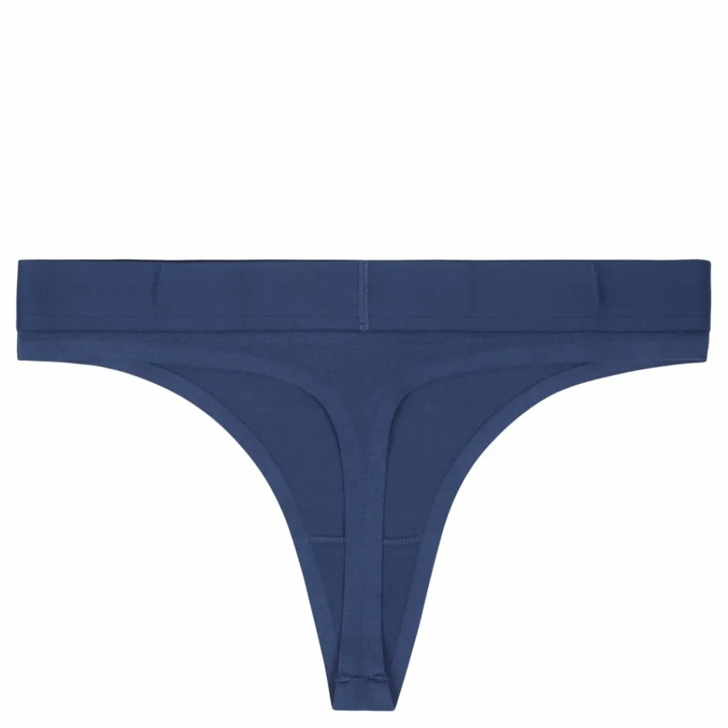Calvin Klein Thong Blue Blå
