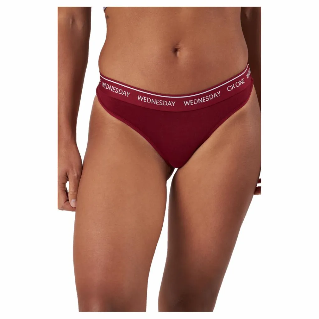 Thong 7pk Tpca/gentle/red/cml/tfet/exact*Calvin Klein Clearance