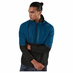 Endurance Thorow Running Jacket With Hood Blue Outlet
