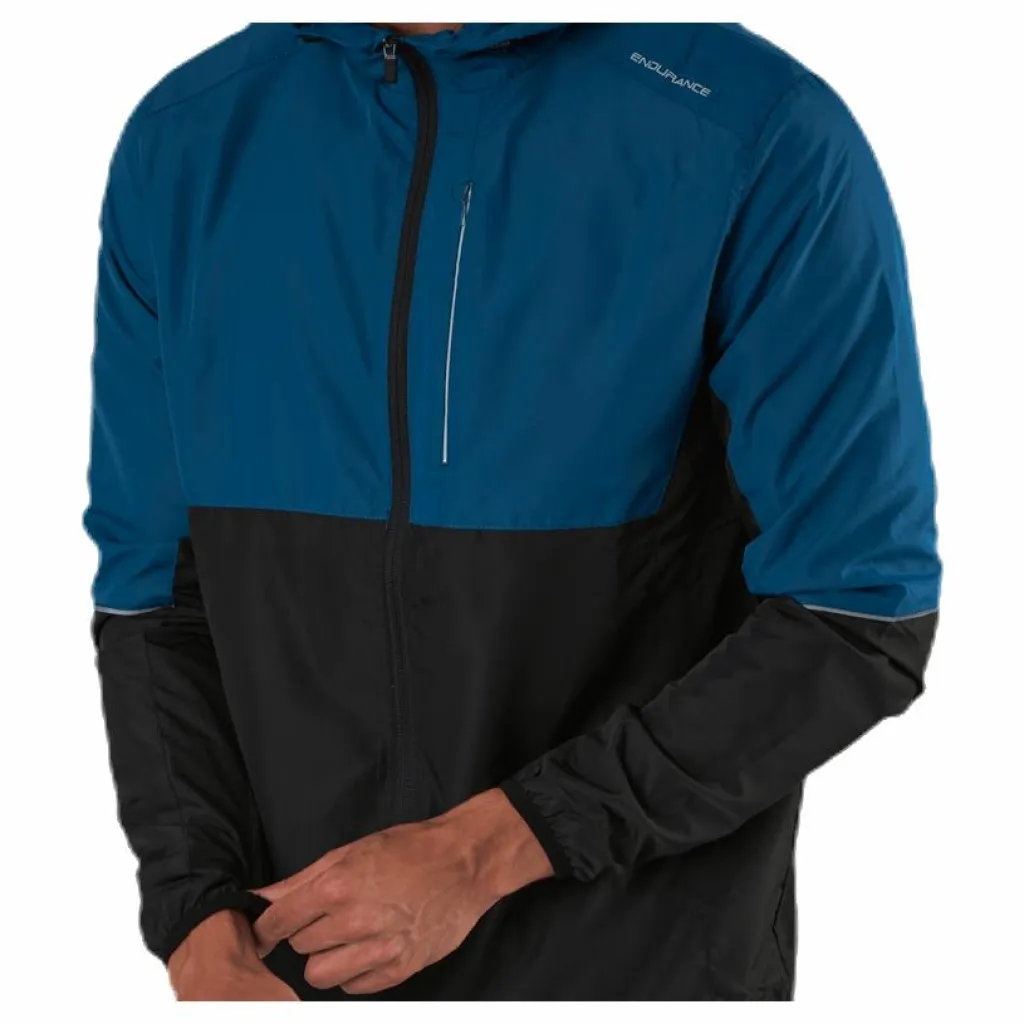 Endurance Thorow Running Jacket With Hood Blue Outlet