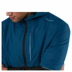 Endurance Thorow Running Jacket With Hood Blue Outlet