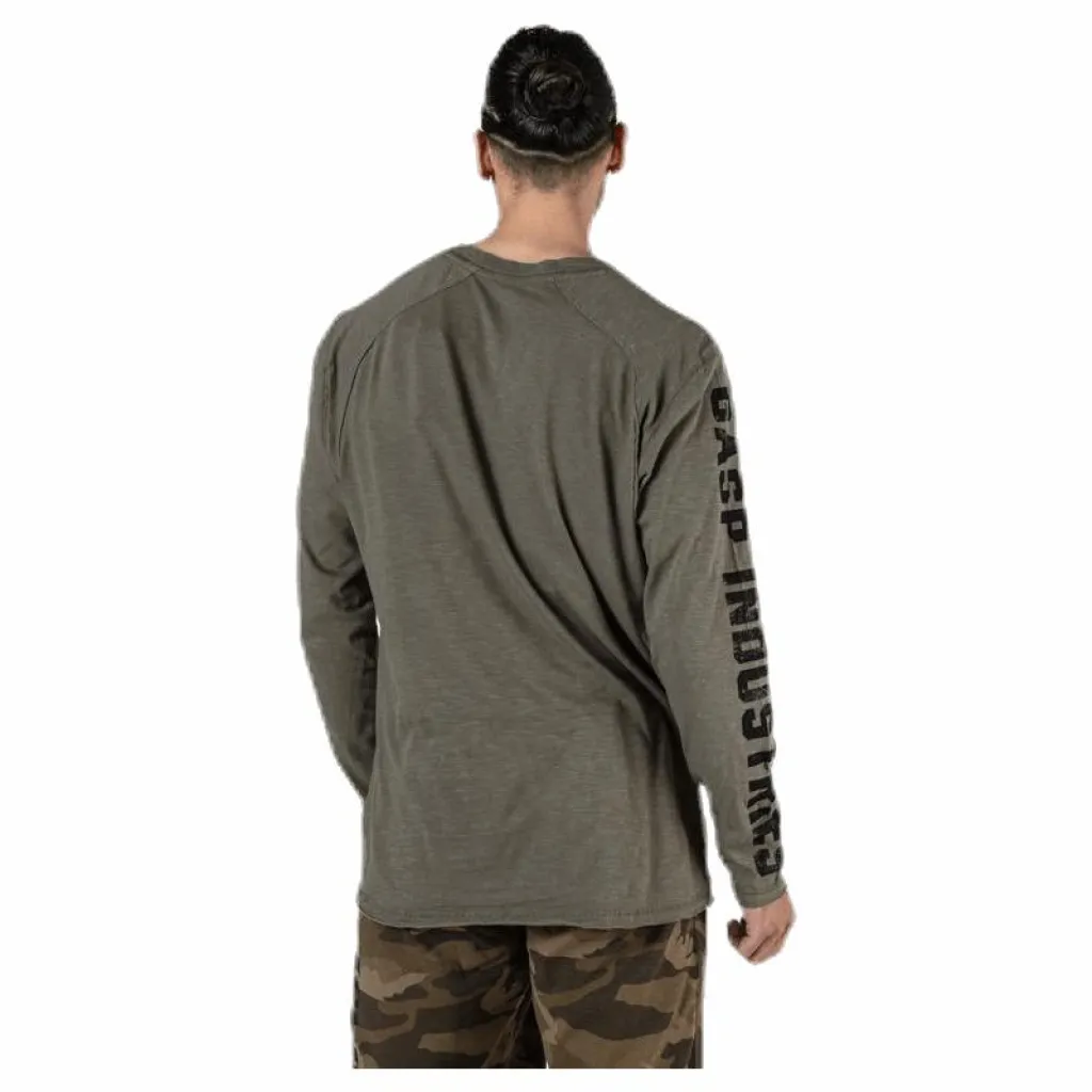 Throwback LS Tee Green*GASP