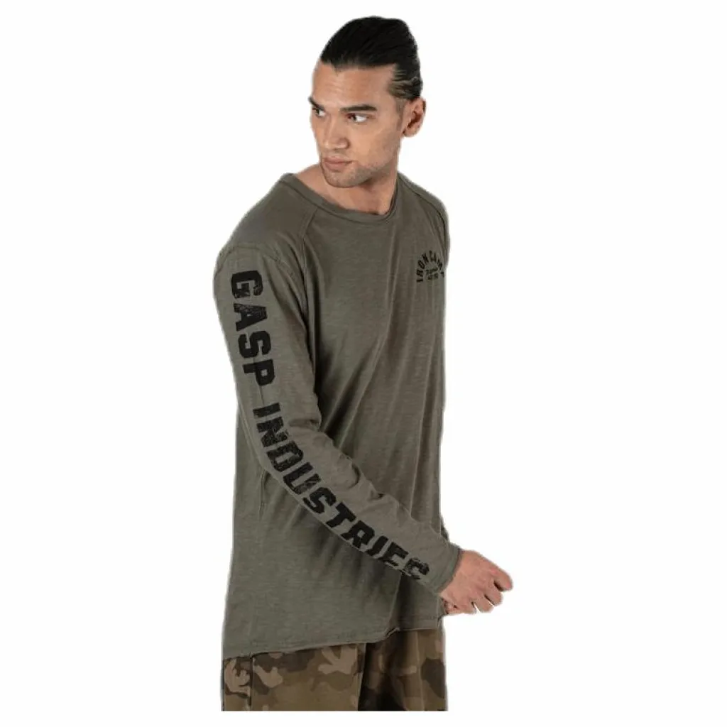 Throwback LS Tee Green*GASP