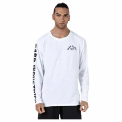 GASP Throwback LS Tee White Vit New