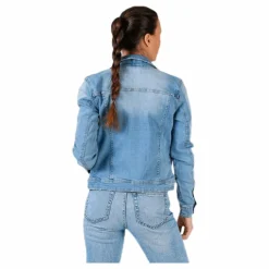 Only Tia Life Dnm Jacket Bb Lb Blue Blå Hot