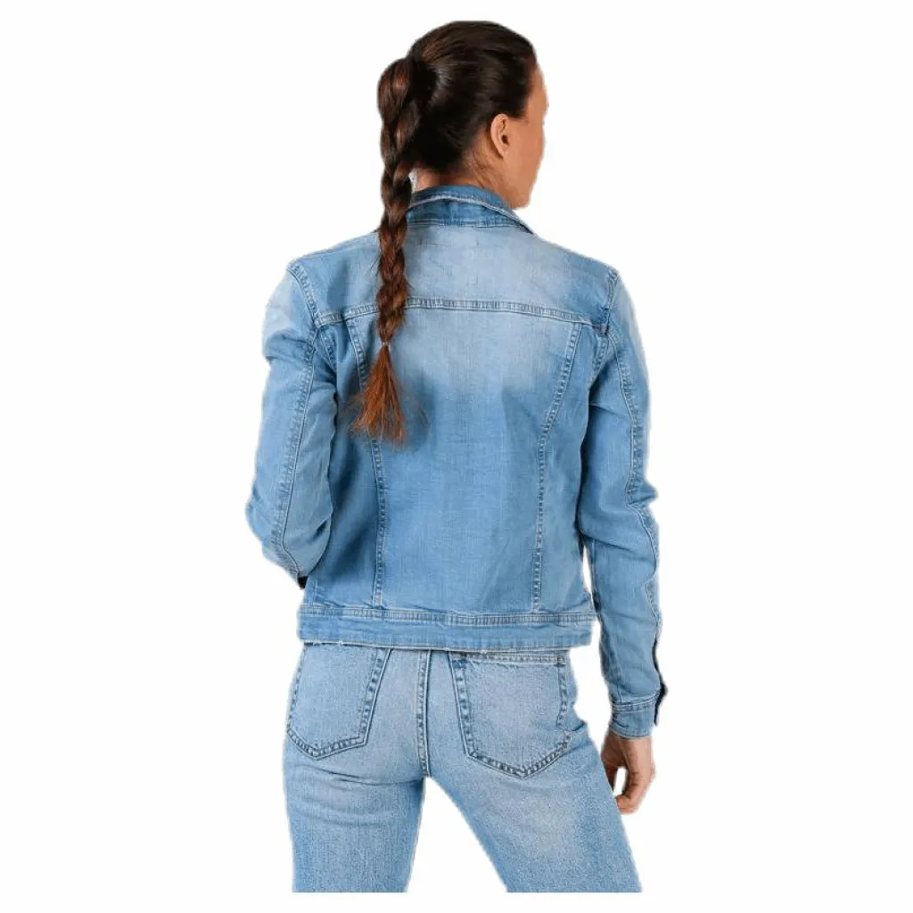 Only Tia Life Dnm Jacket Bb Lb Blue Blå Hot
