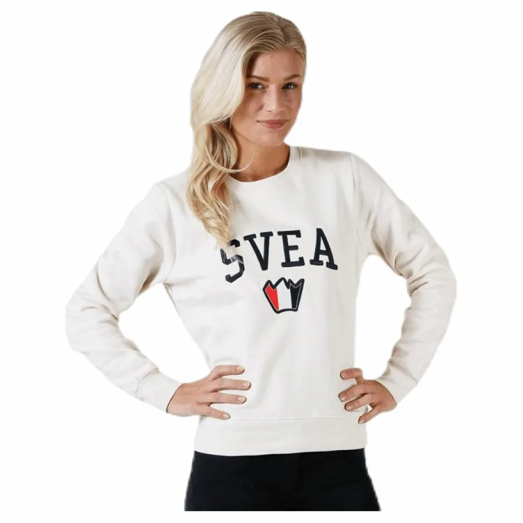 Svea Tilde Crew White Vit Clearance