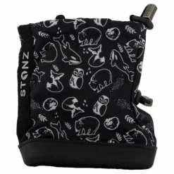 Stonz Toddler Booties Black Svart Clearance