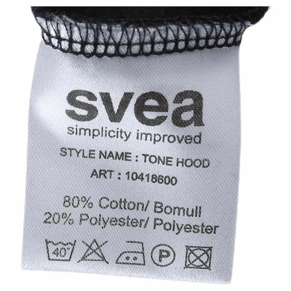 Svea Tone Hood Blue Blå Outlet
