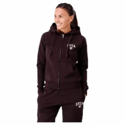 Svea Tone Zip Hood Red Röd Discount